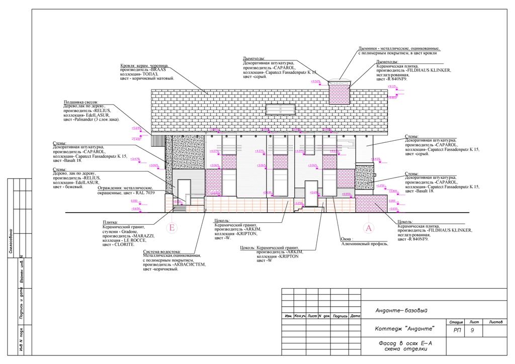 Исполнительная схема отделки - 89 фото